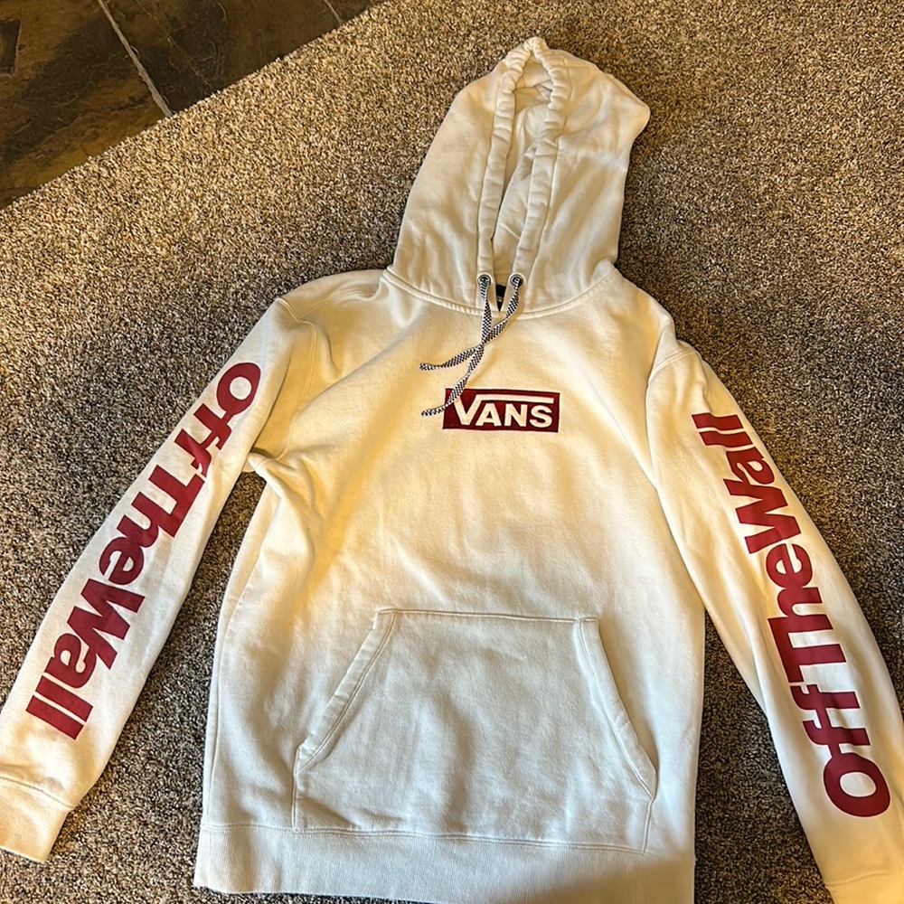 Vans off the wall Hoodie cream